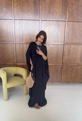 Black kaftan dress- sena