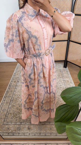 Blush baroque dress- yani