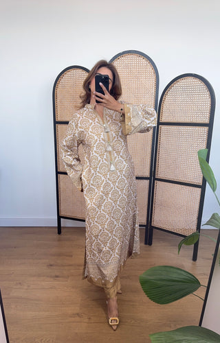 Mustard Sahara elegance two piece