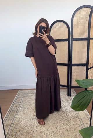 Coco T shirt dress- vela - Fash Focused