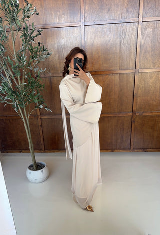 Cream three piece set- avis - Fash Focused