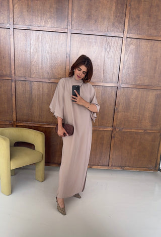 Preorder Taupe dress- elodie