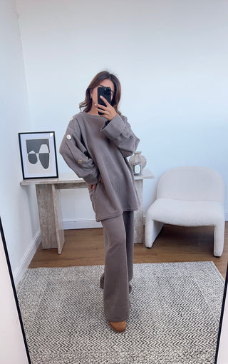 Taupe corduroy coord- reina - Fash Focused