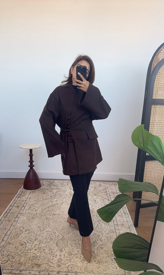 Coco belted jacket- elise
