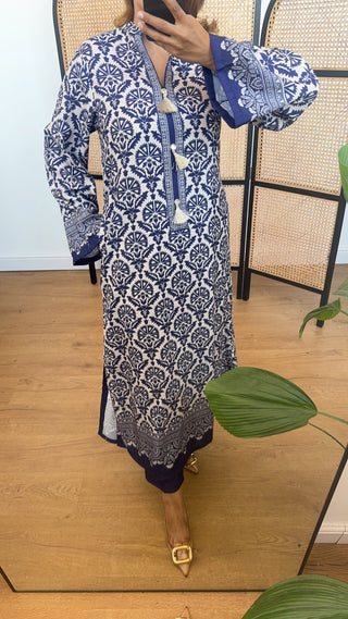 Navy Sahara elegance two piece