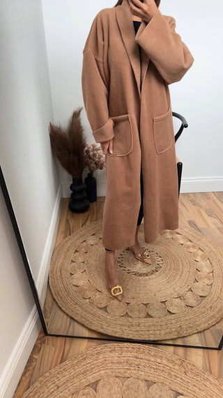 Canan Coatigan in Camel - Fash Focused
