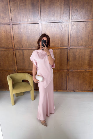 Pink luxe skirt coord- diana - Fash Focused