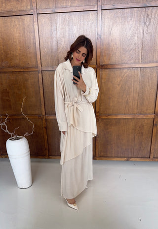 Cream skirt set- terra - Fash Focused