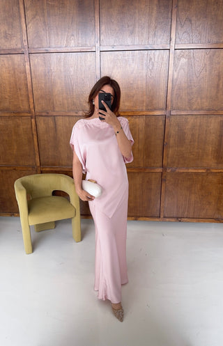 Pink luxe skirt coord- diana - Fash Focused