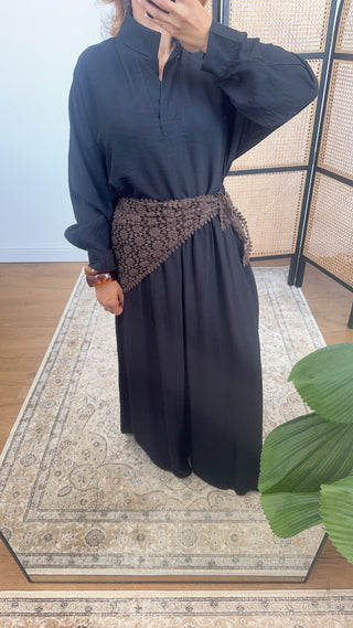 Black skirt coord- ines