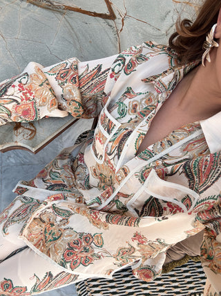 cream paisley coord - sadie - Fash Focused