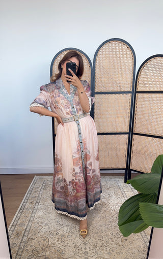 Paisley dress- rosewood
