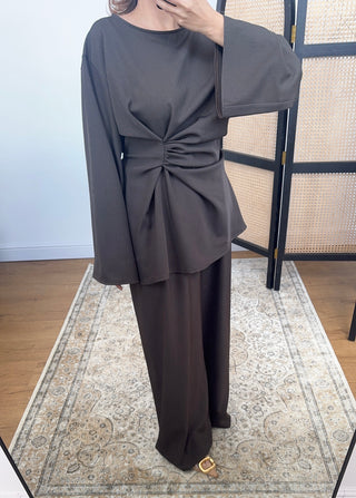 Coco twist tie back coord- viva - Fash Focused