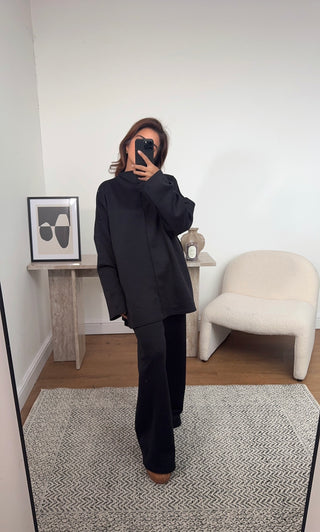 Black basic coord- saoi - Fash Focused