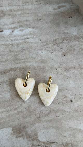 Amour marble earrings - Fash Focused