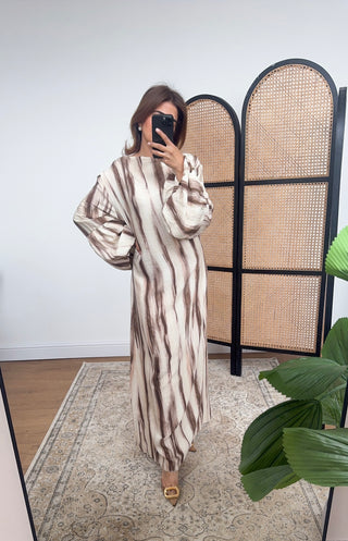 Brown muse maxi- terra - Fash Focused