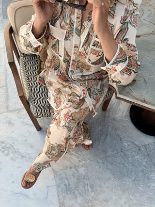 cream paisley coord - sadie - Fash Focused