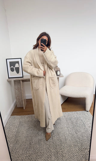 Canan Coatigan in Cream - Fash Focused