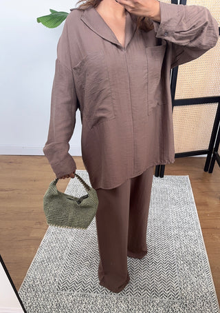 Chocolate Casual coord - Rira - Fash Focused