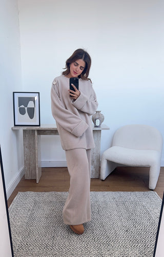 Cream corduroy coord- reina - Fash Focused