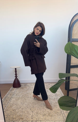 Coco belted jacket- elise
