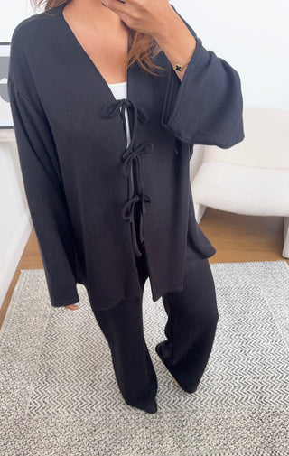 black bow tie coord- jina - Fash Focused