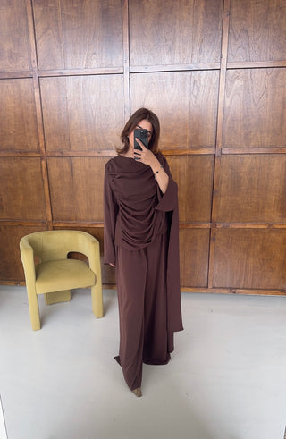 coco drape cape two piece- vivi - Fash Focused