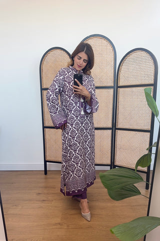 Plum Sahara elegance two piece