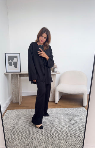 black bow tie coord- jina - Fash Focused