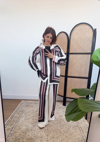 Geometric two piece coord- vai - Fash Focused