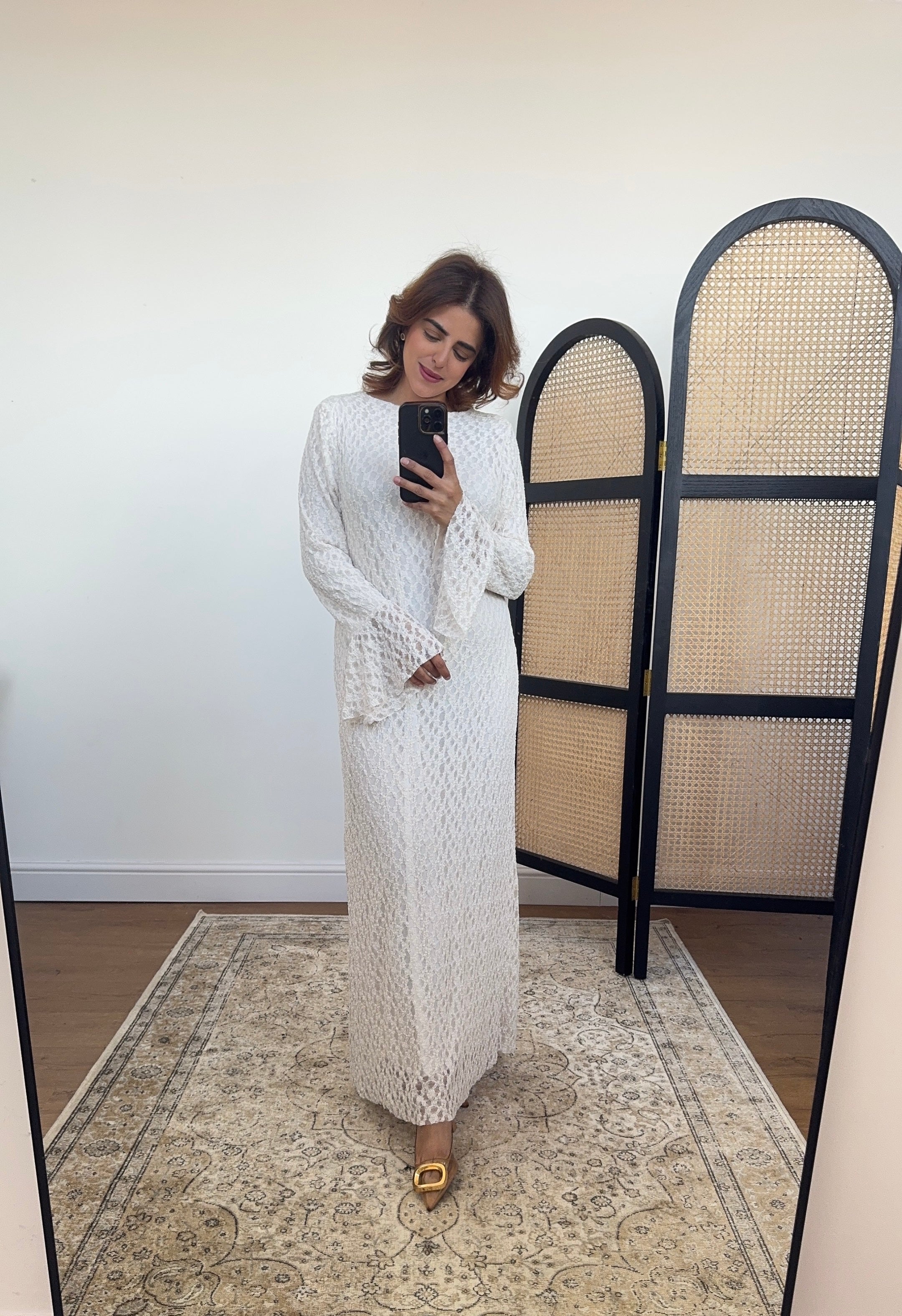 Cream fully lined lace dress- jayna Cream fully lined lace dress- jayna