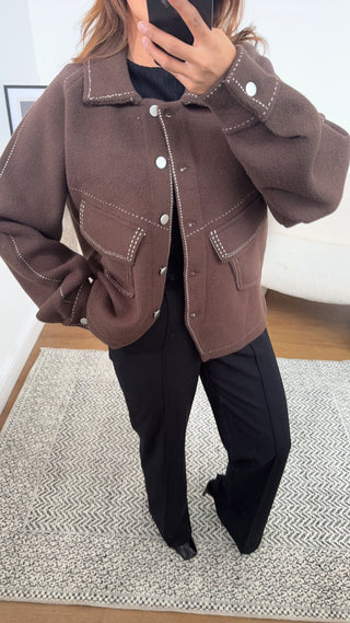 coco knit jacket- raina - Fash Focused