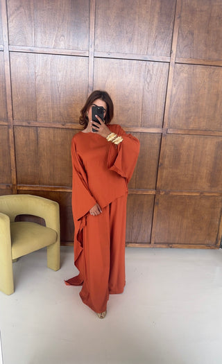 Orange two piece coord- elina