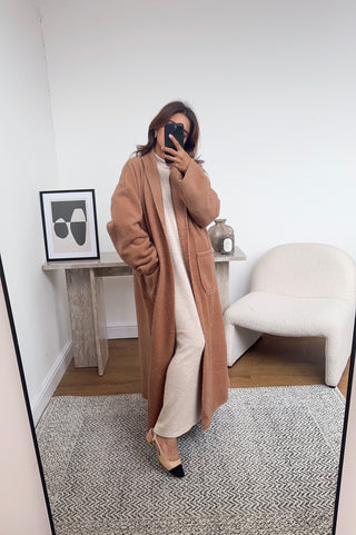 Canan Coatigan in Camel - Fash Focused