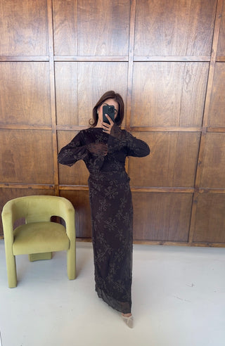 Coco lined mesh dress- mira