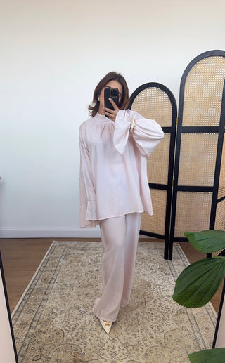 Blush ease coord set - mina - Fash Focused