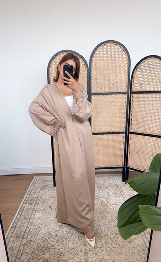 Camel two piece kimono set- amal