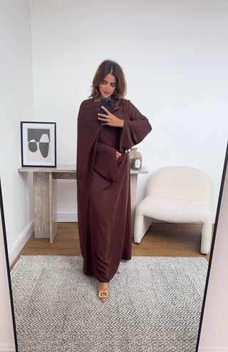 Coco dress with drape scarf- zaria - Fash Focused