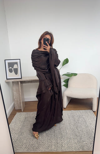 Coco flare sleeve dress- grecia