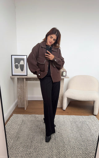 coco knit jacket- raina - Fash Focused