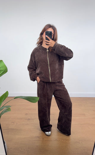 Coco velvet zip coord - Reem - Fash Focused