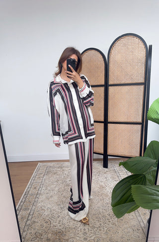 Geometric two piece coord- vai - Fash Focused