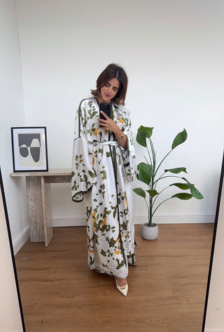 Three piece floral kimono set- iya