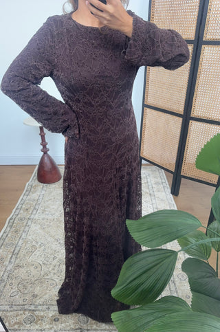 Coco fully lined lace dress- levina