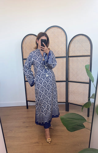 Navy Sahara elegance two piece