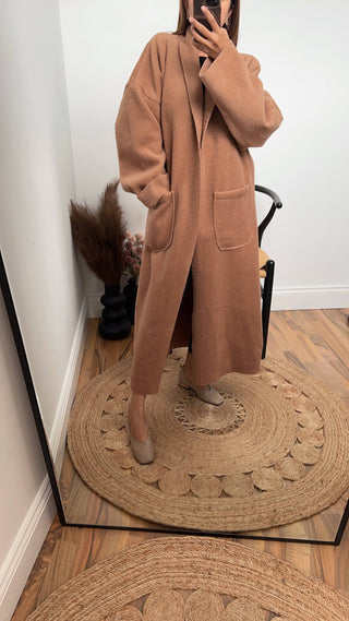 Canan Coatigan in Camel - Fash Focused