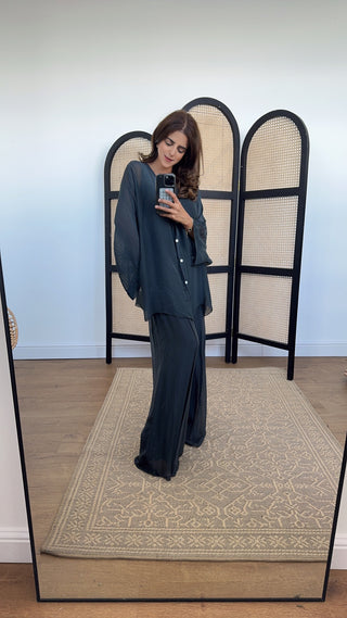 Neva coord charcoal - Fash Focused