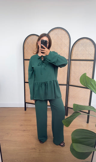 Emerald bow coord- amara