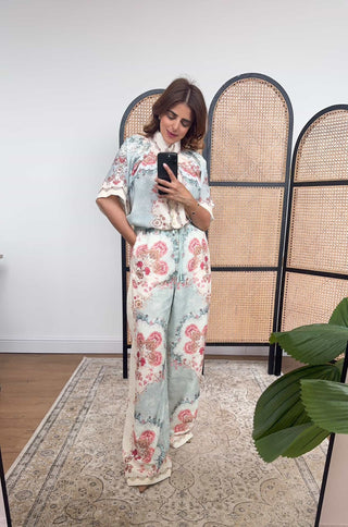 blue floral coord- terza
