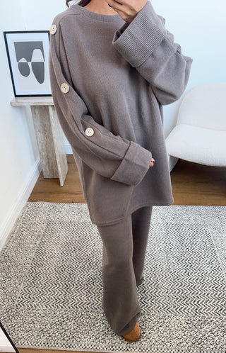 Taupe corduroy coord- reina - Fash Focused